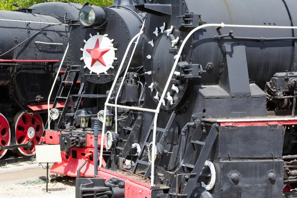 Locomotive ferroviaire routière — Photo