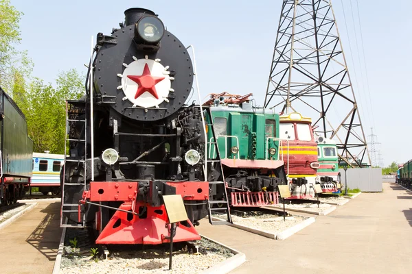 Locomotora ferroviaria de carretera — Foto de Stock