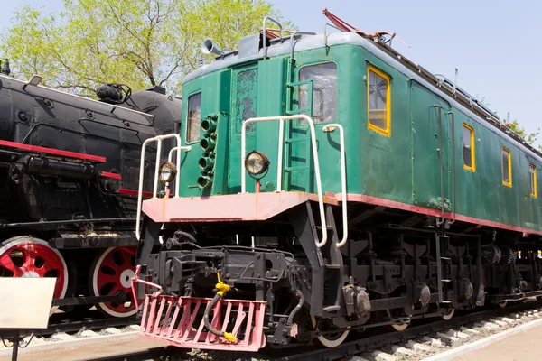 Locomotora ferroviaria de carretera —  Fotos de Stock