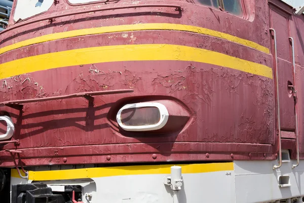 Spoor weg locomotief — Stockfoto