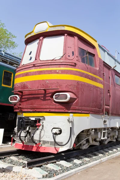 Locomotora ferroviaria de carretera — Foto de Stock