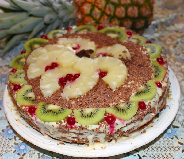 Pineapple cake — Stock Photo, Image