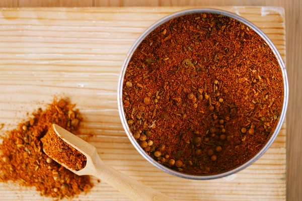 Spices Chicken BBQ Rub mix of Herbs, shallow dof — Stock Photo, Image