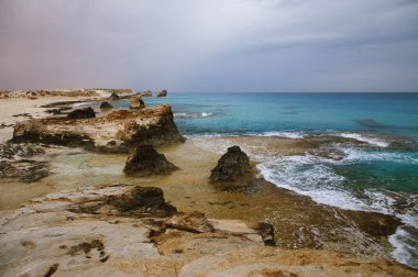 Kleopatra beach lagün yakın marsa matruh, egypt