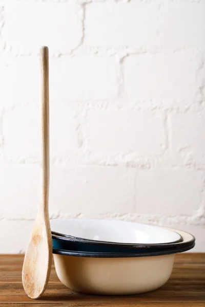 Retro kitchen utensils mashers — Stock Photo, Image