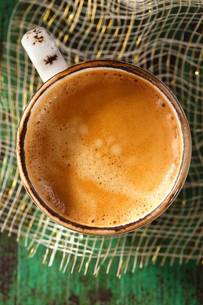 Šálek černé kávy. — Stock fotografie
