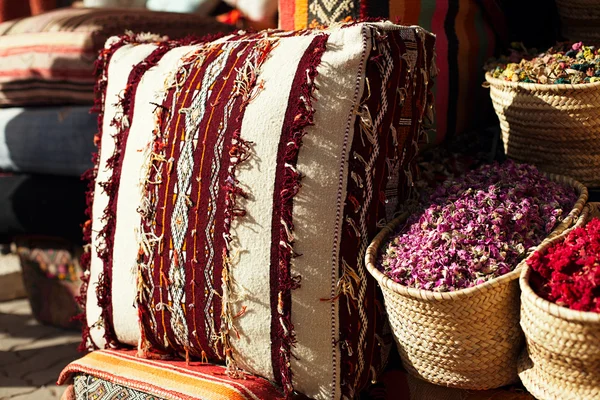 Moroccan cushions — Stock Photo, Image