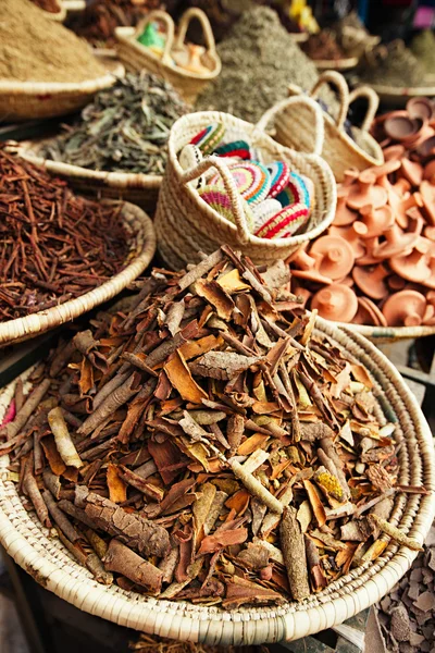 Morrocan herbs flowers spices — Stock Photo, Image