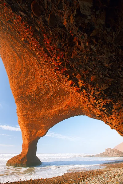 Legzira taş kemerli, Fas — Stok fotoğraf