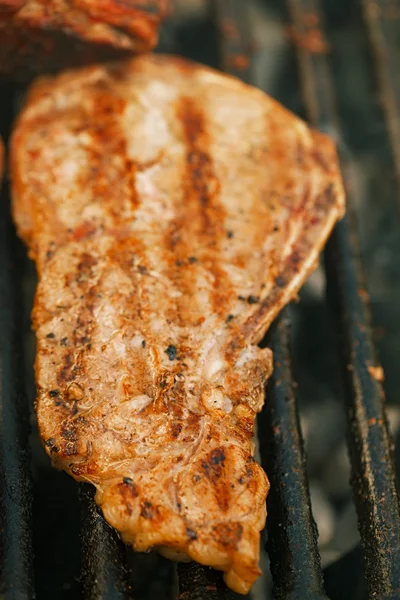 Kött - nötkött steak bbq — Stockfoto