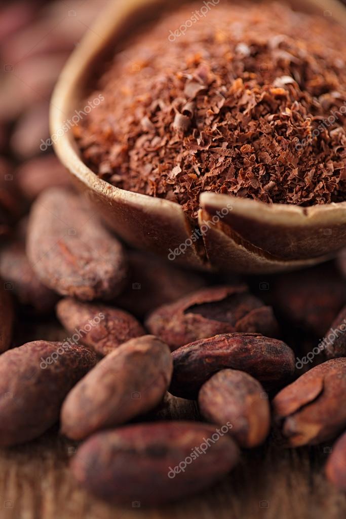 Cacao en polvo en cuchara — Foto de stock © lvenks 45721207