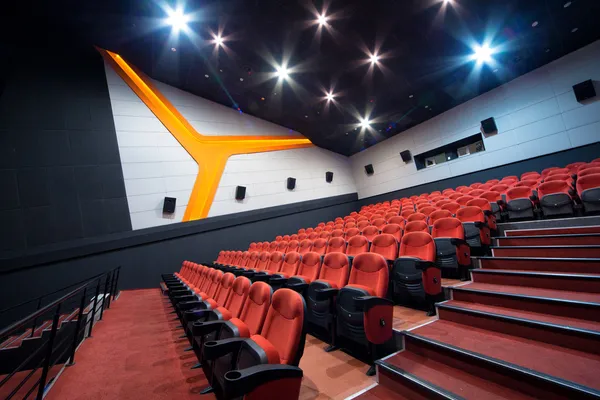 Interior of the hall Cinema — Stock Photo, Image