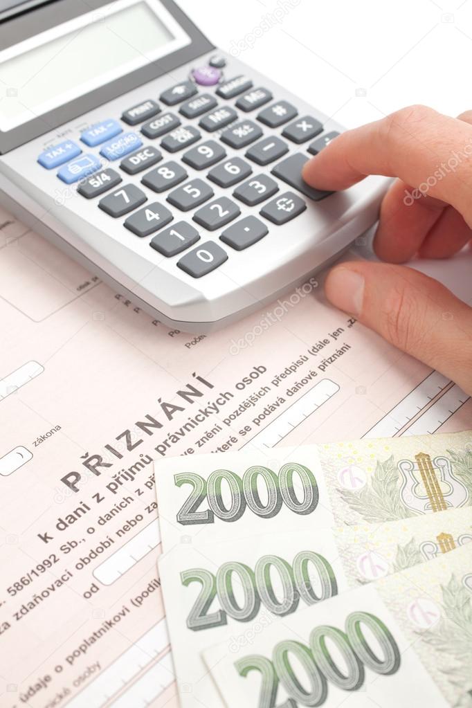 Czech tax form