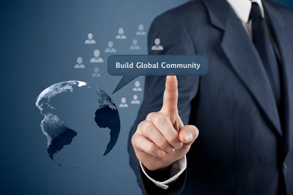Construir comunidade global — Fotografia de Stock