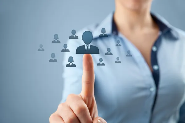 Human resources en crm — Stockfoto