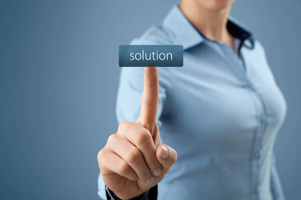 Solution concept — Stock Photo, Image