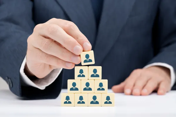 Human resources and CEO — Stock Photo, Image