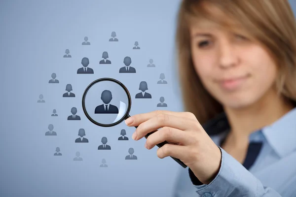 Human resources en crm — Stockfoto