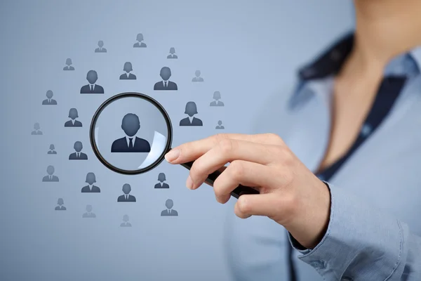 Human resources en crm — Stockfoto