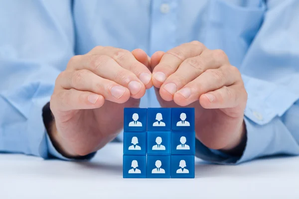 Müşteri veya çalışanların kavramı