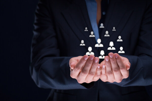 Концепция обслуживания клиентов или сотрудников
