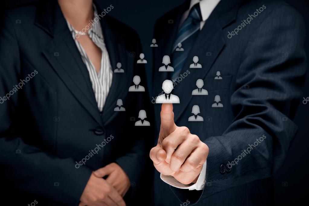 Human resources and CRM — Stock Photo © Jirsak #38138809