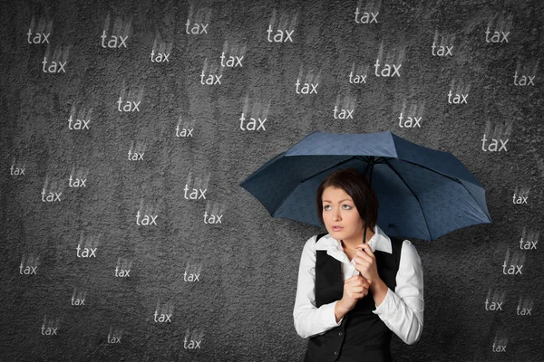 Steuerangst — Stockfoto