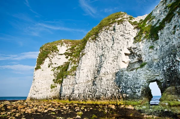 Old Harry Rocks Jurassic Coast UNESCO Dorset England at low tide — Stock Photo, Image