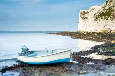 yaşlı kayalar harry jurassic coast unesco dorset İngiltere'de düşük tide at