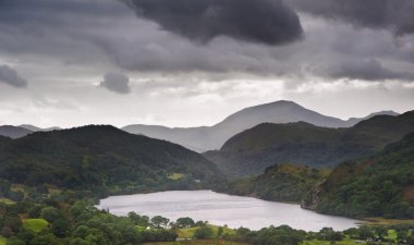 llyn Valley manzara dinas snowdonia Milli par