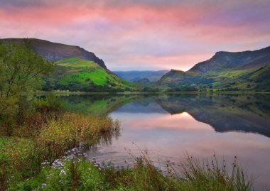 sunrise kefen sis Dağı kar doğru seyir vasıl llyn nantlle