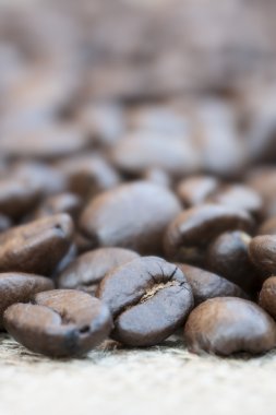 kahve çekirdekleri ile kapatmak makro yaşam boyutu