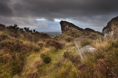 ramshaw kayalar peak district Milli Parkı derbyshire