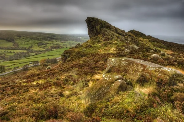 View of Ramshaw Rocks in Peak District National Park — Stock Photo, Image