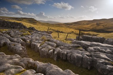 malham moor pennine şekilde yorkshire dales nat from doğru görüntüleme