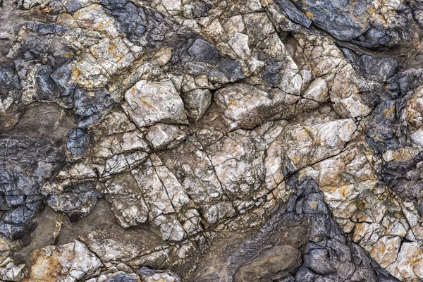 Macro detalle de capas de roca multicolor — Foto de Stock