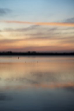 soyut günbatımı manzara canlı renk bulanıklık