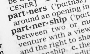 görüntüyü sözlük tanımı ortaklık