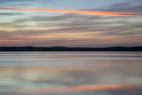 Rozostření abstraktní slunce krajina zářivých barev — Stock fotografie