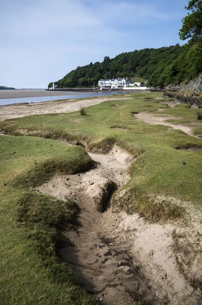 PORTMEIRION, WALES - JUNHO 18: Portmeirion Village in Wales on Ju — Fotografia de Stock