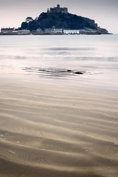 St Michael's Mount Bay Marazion landscape sunrise long exposure Cornouailles Angleterre — Photo