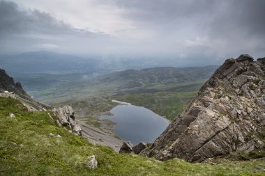 cadair idris llyn y gader manzara seyir üstünden göster