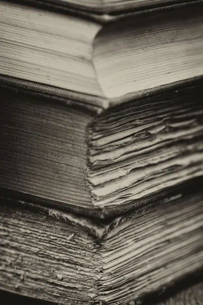 Cadre rétro et effet des livres anciens — Photo
