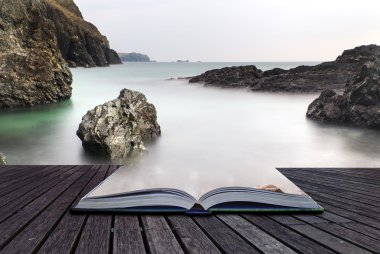 yaratıcı kavramı sayfalar kitap uzun pozlama kynance Koyu'nun gelgit