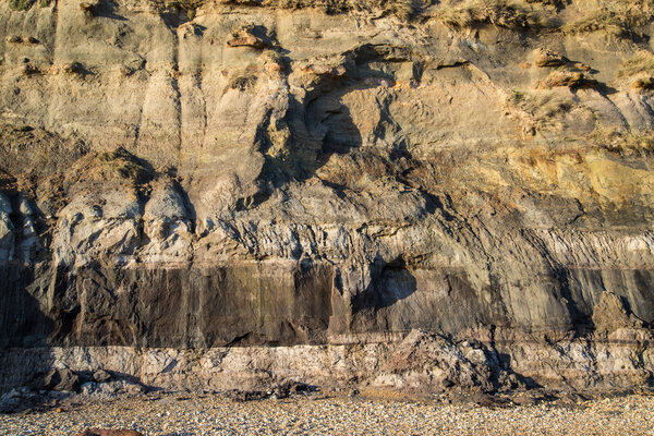 Геологические подробности Изображение мезозойской скалы
