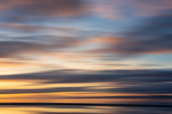 Imagen Épica Del Paisaje Del Atardecer Solway Firth Vista Desde — Foto de Stock