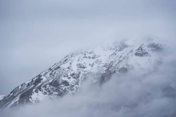 Beautiful Winter Landscape Image Peak Stob Dearg Buachaille Etive Mor — Photo
