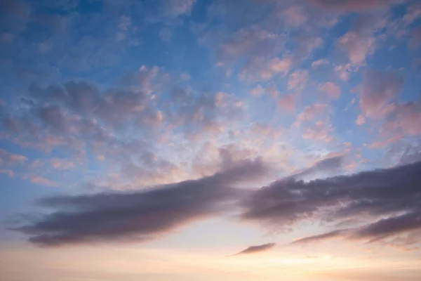 Beautiful Spring Landscape Sunset Colorful Vibrant Skyscape Background Image — Stock Photo, Image