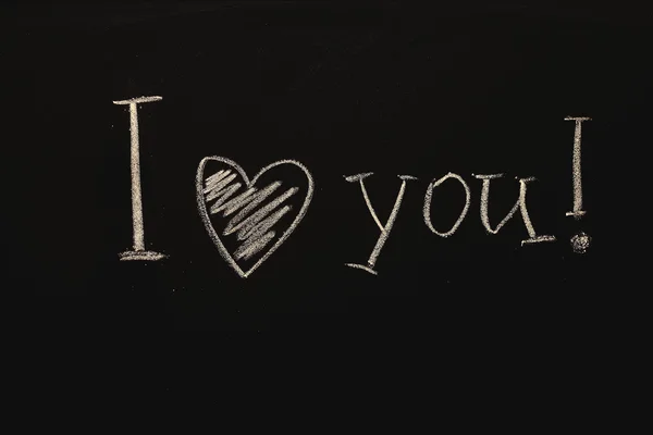 Eu te amo coração Valentine pintar — Fotografia de Stock