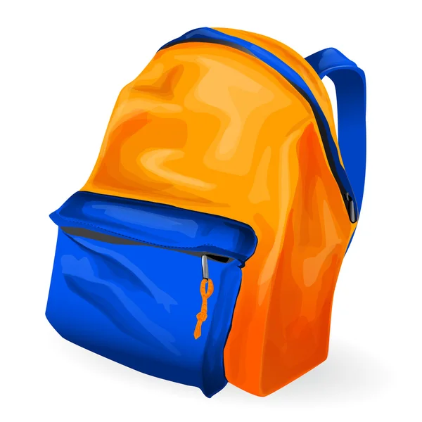 Illustration of school bag — Stock Vector